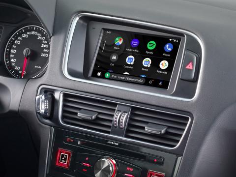 Audi-Q5-Navigation-System-X703D-Q5-with-Android-Auto-Menu