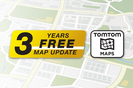 3 Years Free-Of-Charge Map Updates - INE-F904DC