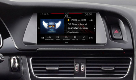 Audi A5 - DAB Digital Radio - X703D-A5